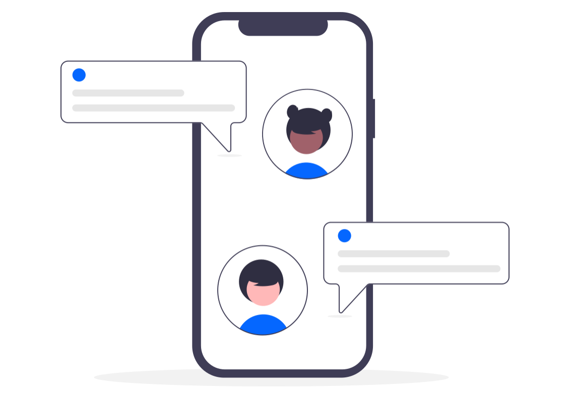 Chatting Customer